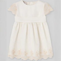 Paz Rodriguez Baby Set Dress + Bloomer Ceremonia, Cream Image 2