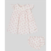 Paz Rodriguez Baby Set Dress + Bloomer Mimosa, Dune Pink Image 1