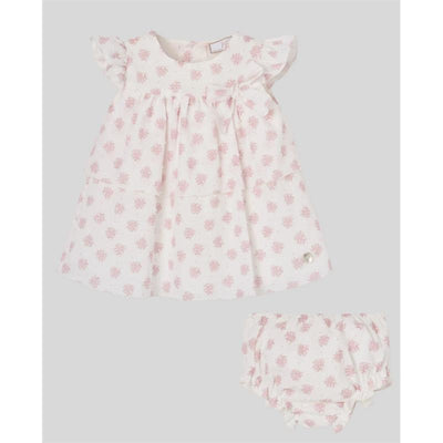 Paz Rodriguez Baby Set Dress + Bloomer Mimosa, Dune Pink Image 1