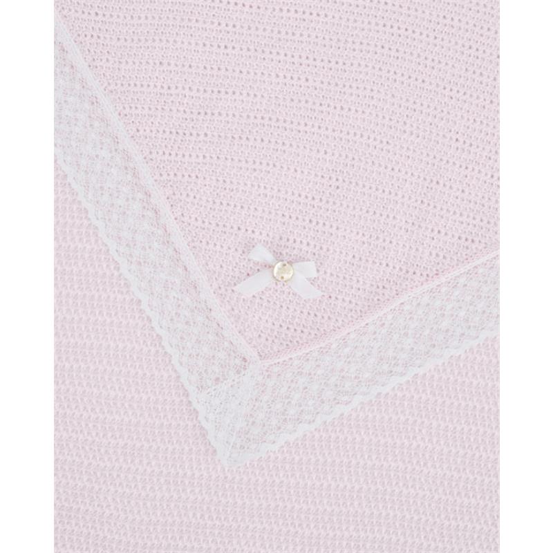 Paz Rodriguez Blanket Alaia Chalk Pink/White Image 2