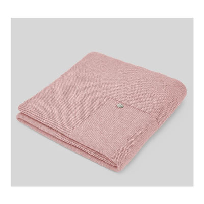 Paz Rodriguez - Knit Newborn Blanket Esencial, Powder Pink Image 1