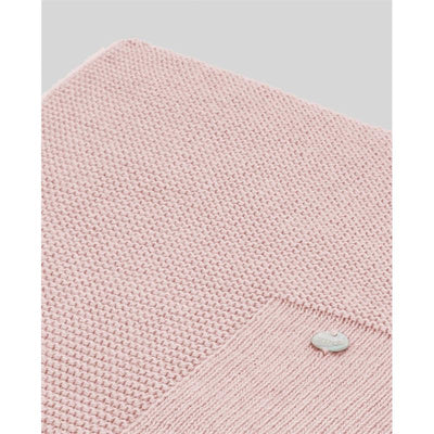 Paz Rodriguez - Knit Newborn Blanket Esencial, Powder Pink Image 2