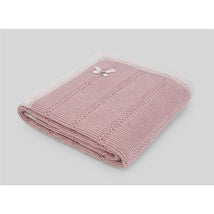 Paz Rodriguez - Knit Newborn Blanket Mimos, Powder Pink Image 1
