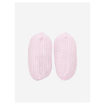 Paz Rodriguez Knit Newborn Booties Esencial, Light Blue Image 2