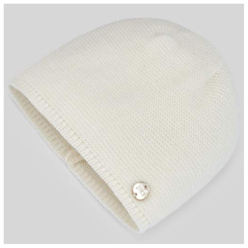 Paz Rodriguez Knit Newborn Hat Esencial, Light Blue Image 2