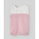 Paz Rodriguez Knit Newborn Romper Alegra, Chalk Pink Image 1