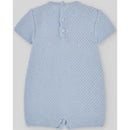 Paz Rodriguez Knit Newborn Romper Espuma Sky Blue Image 2