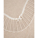 Paz Rodriguez Knit Newborn Shawl Lua Light Brown/Cream, One Size Image 2