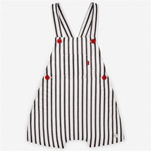 Paz Rodriguez - Paseo Woven Newborn Short, Cream/Black Image 1