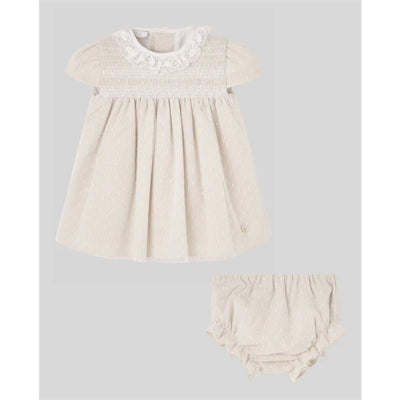 Paz Rodriguez Set Dress & Bloomer Nectar, Linen Image 1
