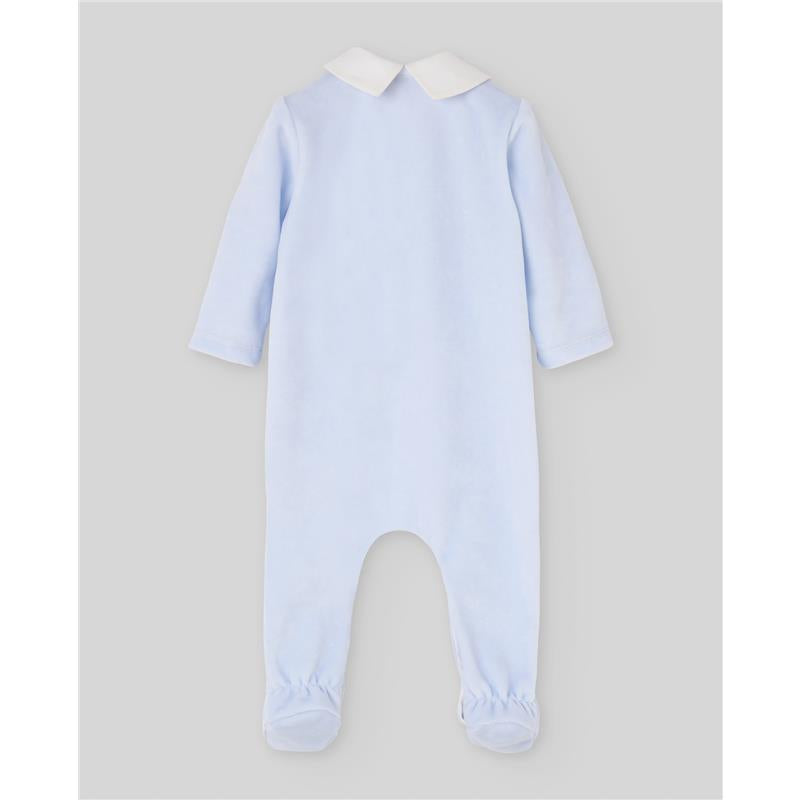Paz Rodriguez Take Me Home Knit Newborn Romper Ternura Oi, Chalk Blue Image 2