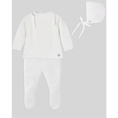 Paz Rodriguez Take Me Home Regalo Sweater, Leggin & Hat, Cream/Cream Image 1