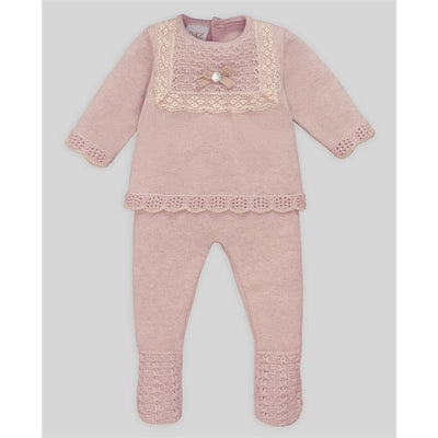 Paz Rodriguez - Take Me Home Set Knit Newborn Sweater + Leggings Pascua, Cream/Beige Image 1