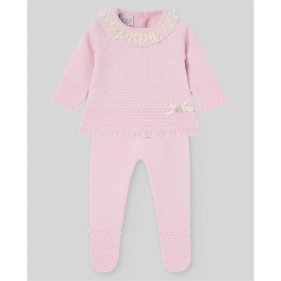 Paz Rodriguez - Take Me Home Set Knit Newborn Sweater + Leggings Paz Oi, Chalk Pink Image 1