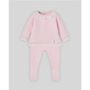 Paz Rodriguez Take Me Home Set Knit Newborn Sweater + Leggins Nai, Light Pink/Cream Image 1