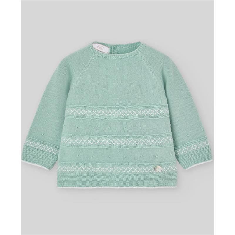 Paz Rodriguez Take Me Home Sweater & Leggin Cauce, White/Chalk Blue Image 2