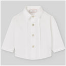 Paz Rodriguez Woven Infant Boy Shirt Ponte, Cream Image 1