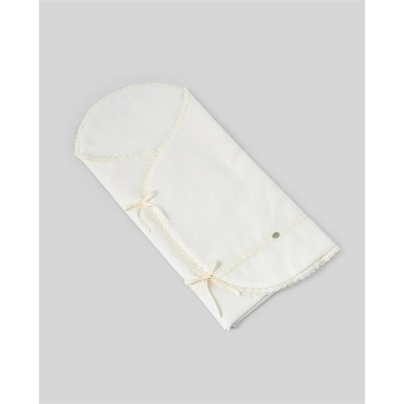 Paz Rodriguez - Woven Newborn Baby Nest Adarve, Cream/Cream Image 1