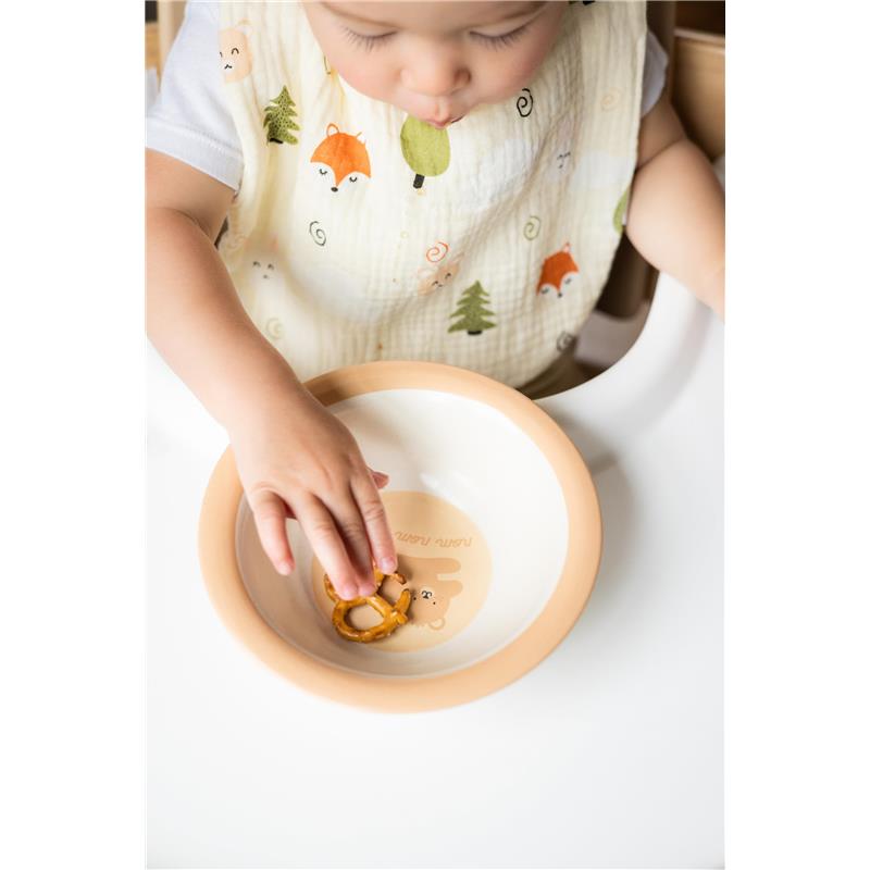 Pearhead - 2Pk Baby Bib Set, Woodland Muslin Cotton Image 8