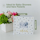 Pearhead Baby Photo Album with Guided Journal Pages - White Polka Dots Image 4