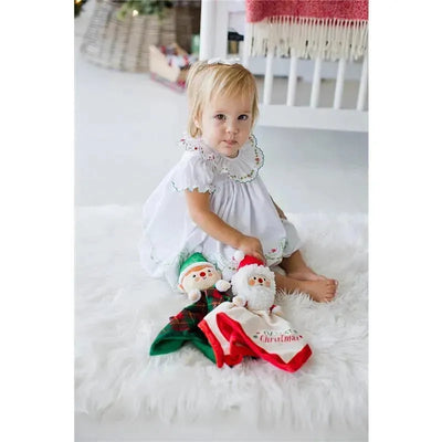 Pearhead Baby's First Christmas Security Blanket Holiday Lovey Image 2