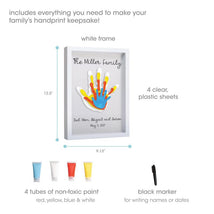 Pearhead - Clear Family Print Frame And Paint Kit Image 2