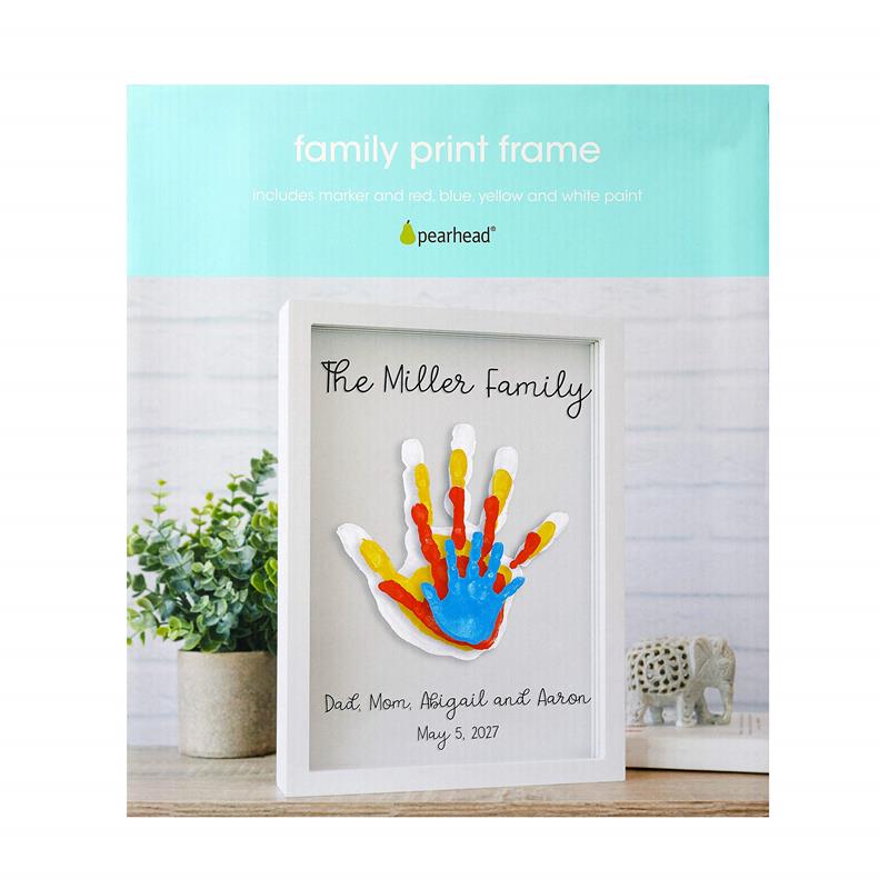 Pearhead - Clear Family Print Frame And Paint Kit Image 7
