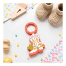 Pearhead Cowboy Boot Teether Baby Teether Ring Image 5