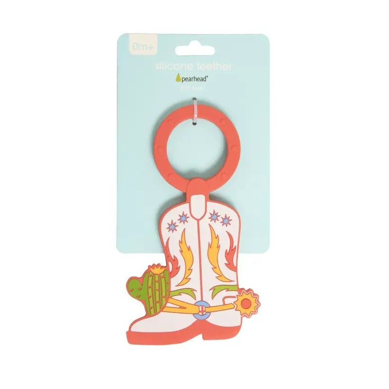 Pearhead Cowboy Boot Teether Baby Teether Ring Image 6