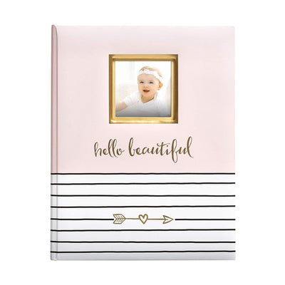 Pearhead Hello Beautiful Baby Memory Book - Pink Image 1