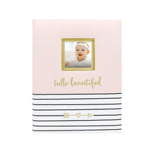 Pearhead Gold & Pink Baby 1st Year Memory Book Image 1