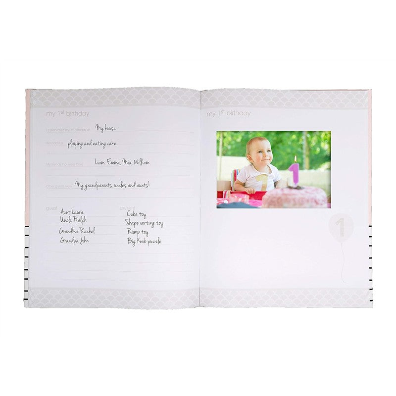Pearhead Hello Beautiful Baby Memory Book - Pink Image 3