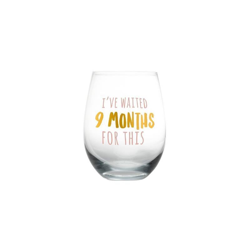 Pearhead - I've Waited 9 Months For This Motherhood Wine Glass Image 1