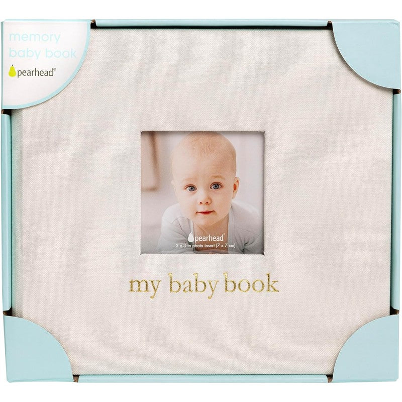 Pearhead Ivory Linen Baby Memory Book Image 10