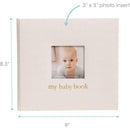 Pearhead Ivory Linen Baby Memory Book Image 4