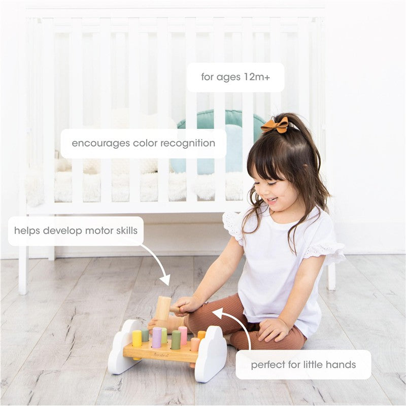 Pearhead Montessori Hammer Bench Toy Image 4