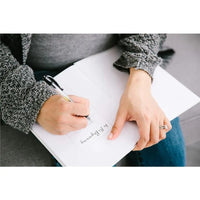 Pearhead - My Little Bump Linen Pregnancy Journal, Ivory Image 9