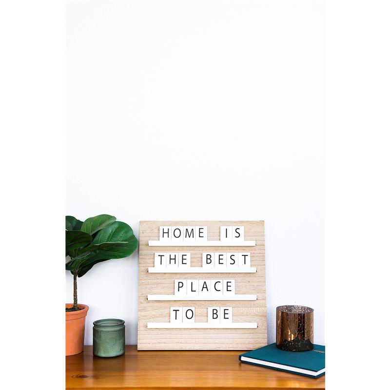 Pearhead - Natural Wood And Black Felt Classic Letter Board Set Image 5