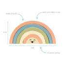 Pearhead Wooden Rainbow Stacking Toy Image 4