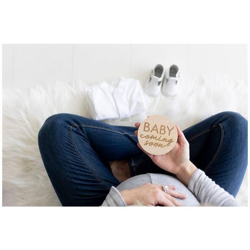 Pearhead - Pregnancy Journey Wooden Weekly Milestone Markers Image 4