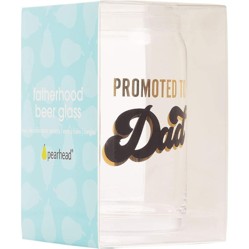 Pearhead Promoted to Dad Beer Glass Image 5