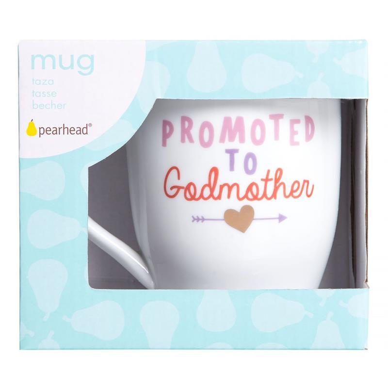 Pearhead - Promoted To Godmother Mug Image 3