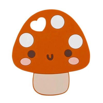Pearhead - Silicone Teether Bpa Free, Mushroom Image 1