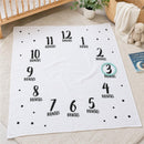 Pearhead Watch Me Grow Milestone Blanket - Black & White Image 7