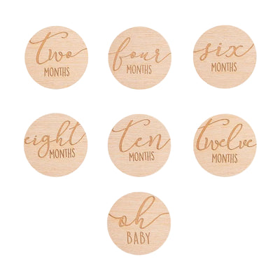 Pearhead Wooden Reversible Milestone Photo Prop Image 2