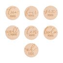 Pearhead Wooden Reversible Milestone Photo Prop Image 2