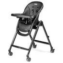 Peg Perego Living, Grow with Baby Folding High Chair & Recliner, Height Adjustable, Quick Clean & Easy Push Wheels for Babies & Toddlers, Made in I Image 2