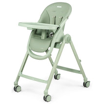 Peg Perego Living, Grow with Baby Folding High Chair & Recliner, Height Adjustable, Quick Clean & Easy Push Wheels for Babies & Toddlers, Made in I Image 2