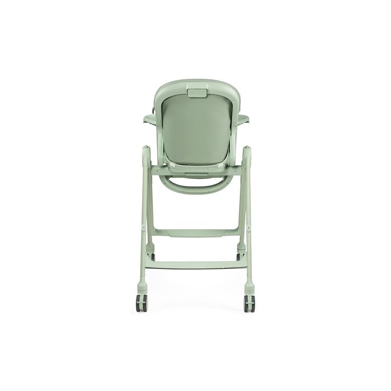 Peg Perego Living, Grow with Baby Folding High Chair & Recliner, Height Adjustable, Quick Clean & Easy Push Wheels for Babies & Toddlers, Made in I Image 5
