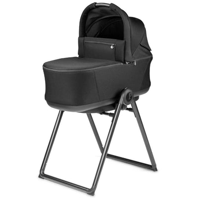 Pop Up Bassinet with Stand by Me for City Loop in True Black, featuring a sleek design and sturdy frame.